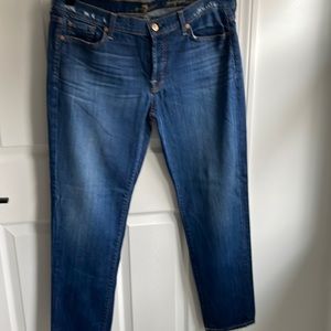 7 for all mankind skinny boyfriend jeans with button fly